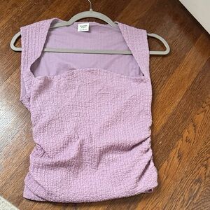 Abercrombie & Fitch Lavender Sleeveless Top